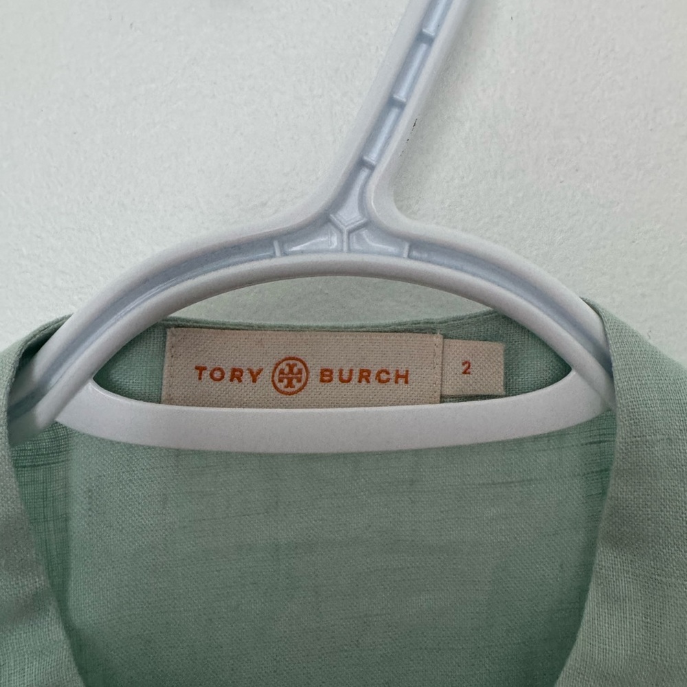 Tory Burch Linen and Silk Blouse - Picture 5 of 8
